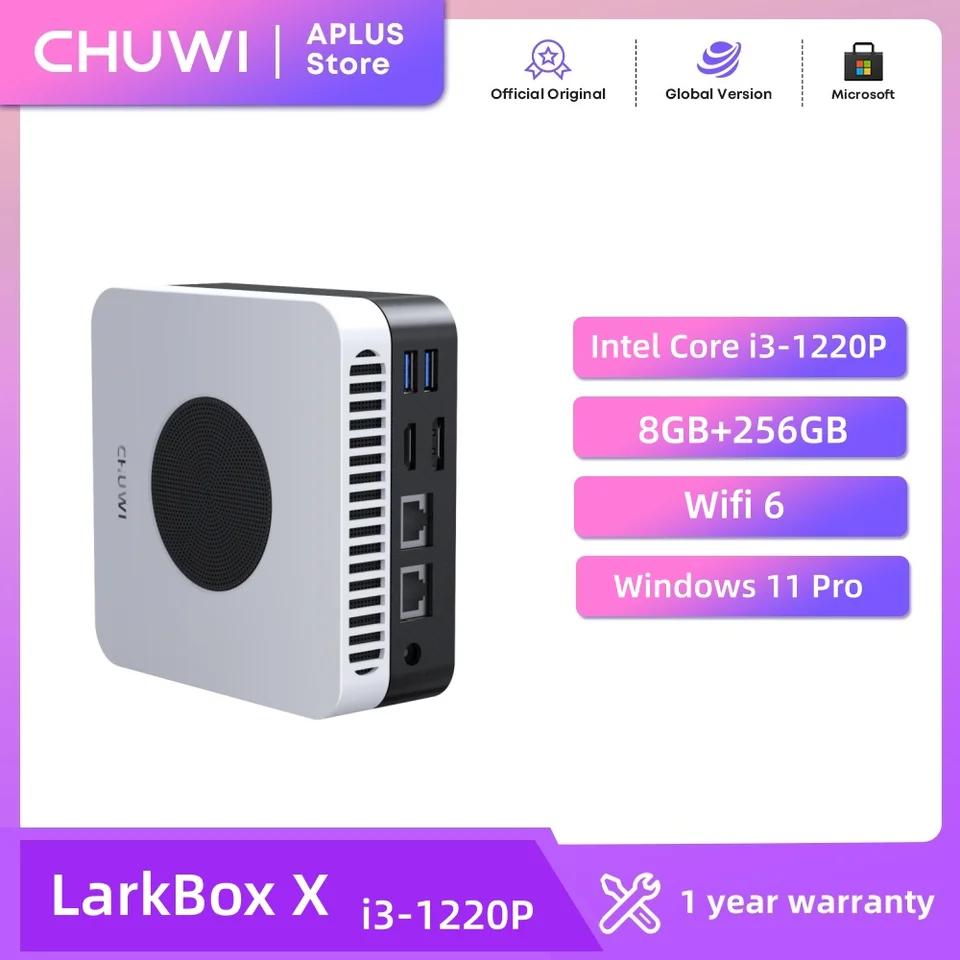 【新品】CHUWI LarkBox X
 ミニパソコン　N100 CHUWI LarkBox X | Intel Alder Lake-N N100 | LPDDR5 12GB+ 512GB