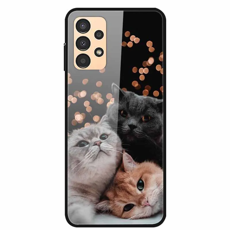 Luxury Tempered Glass Hard Back Cover