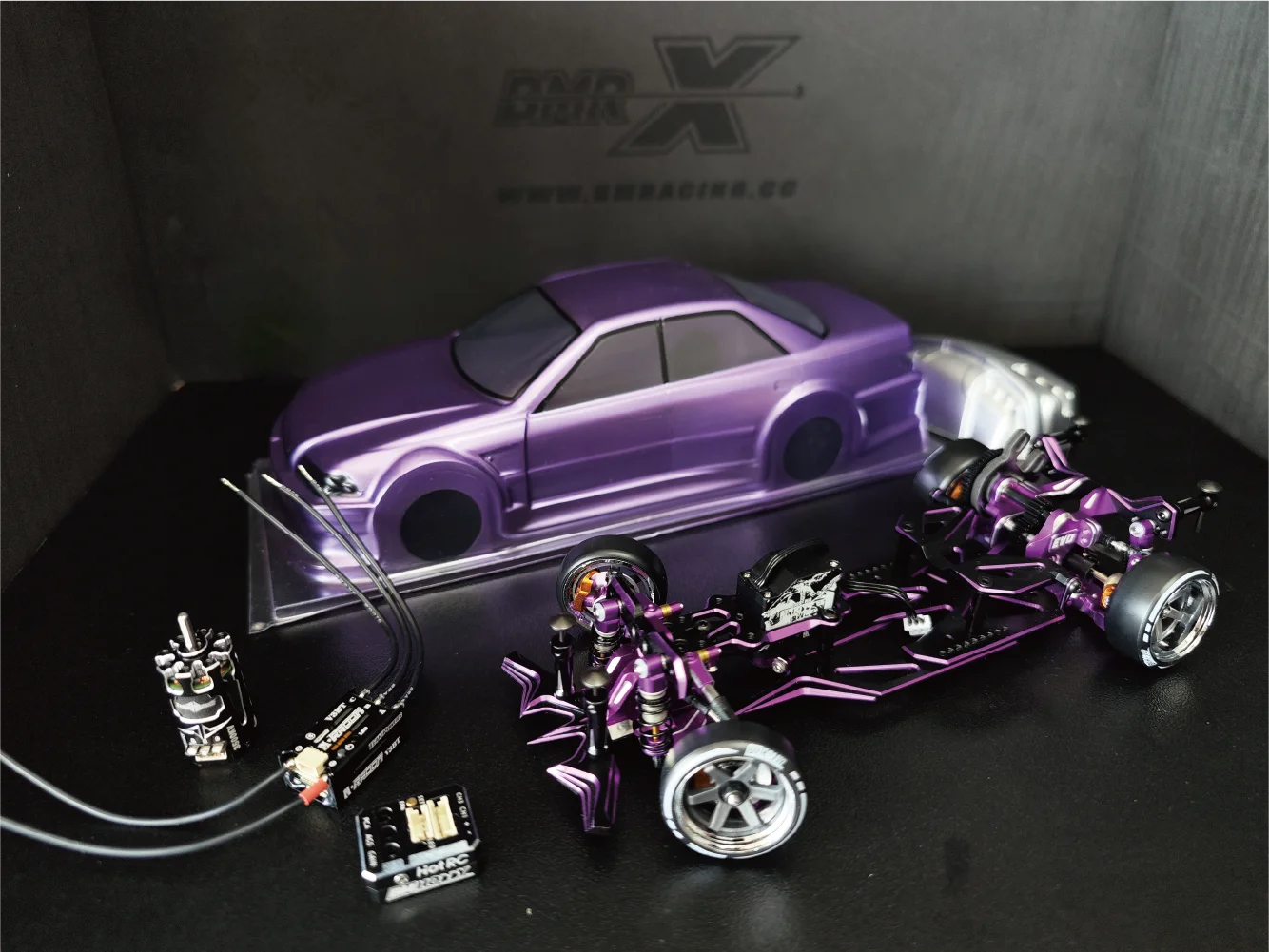 BMR-X EVO2.0 ARR-TP Version 1:24 Rwd Rc Drift Car Equipped Team Powers ...