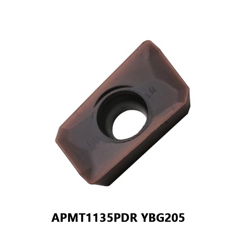 

APMT1135 APMT1135PDR YBG205 карбидные вставки 10 шт. APMT 1135PDR для нержавеющей стали токарный станок с ЧПУ фрезерный Режущий механический инструмент