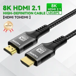 Ultra High - Speed 8K HDMI - Compatible Cable with eARC and HDR Support - 1M (8K - HDMI 2.1 Type B)