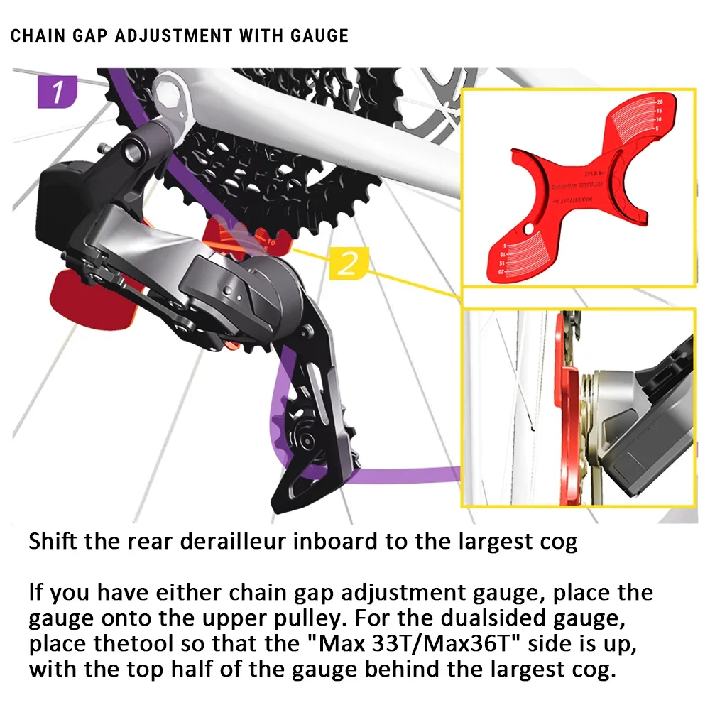 Chain Gap Adjusting The B Screw Derailleur B Gap Adjustment Tool