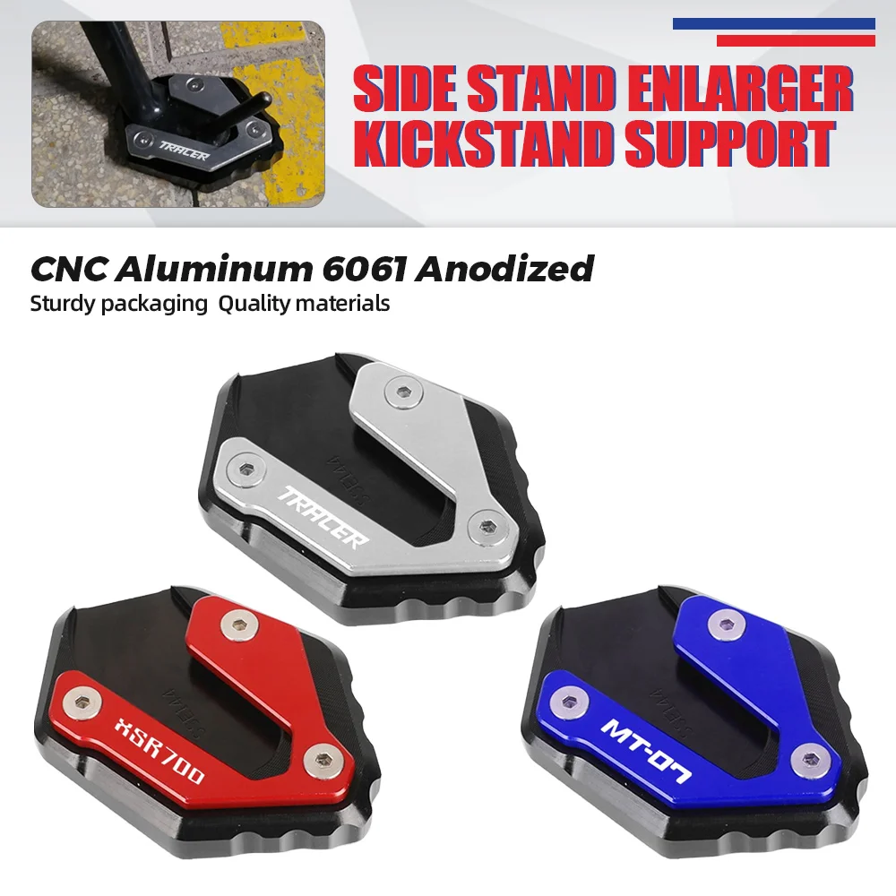 

For YAMAHA MT-07 MT07 XSR 700 XSR700 Tracer 700 GT Tracer7 Kickstand Foot Side Stand Sidestand Enlarger Extension Pad Support