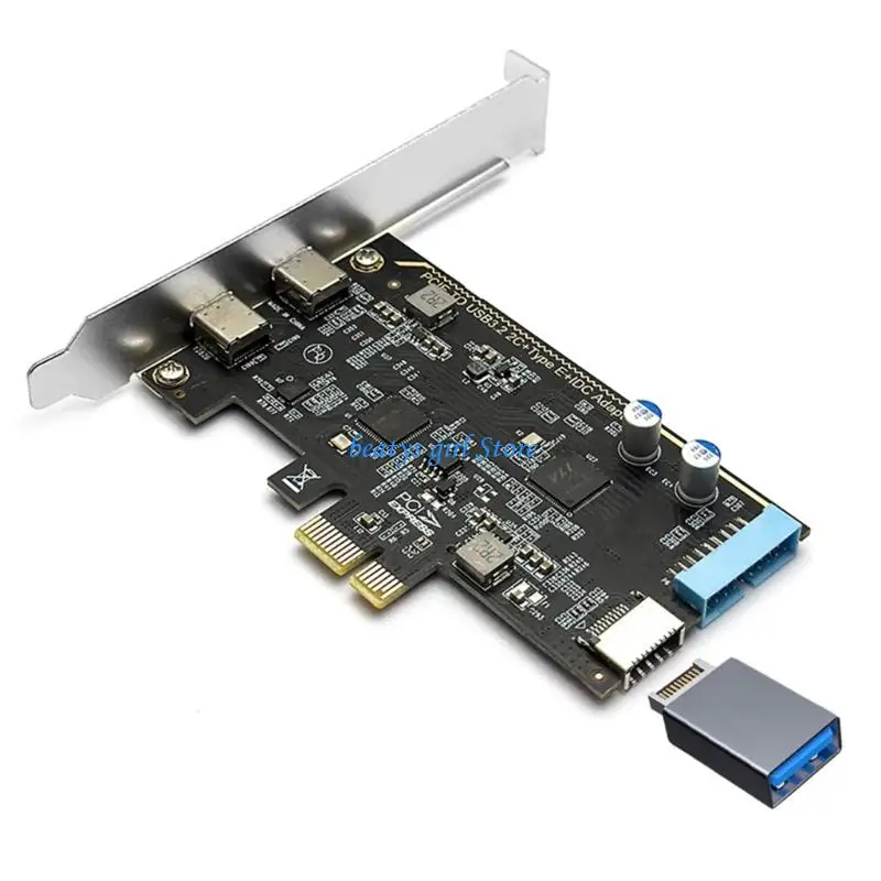 C7AB 하드 드라이브 및 디스플레이용 이중 USB 3.2 Gen1 Type C 컴퓨터 확장 카드