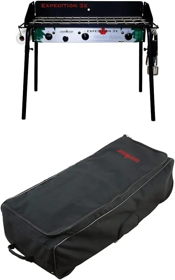 Gas Stove-Perfect for Big Outdoor Cooking Jobs-30,000 BTU Burners 608 Sq In Cooking Space