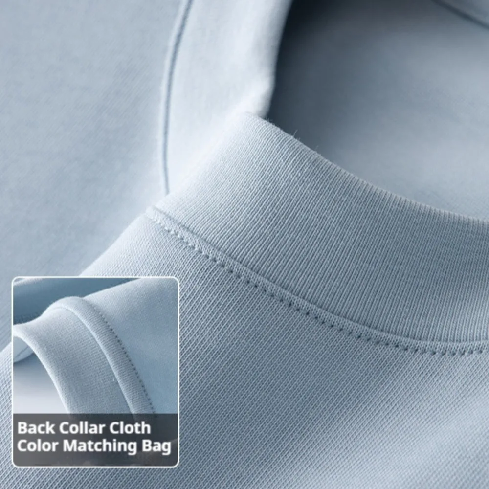 Luxury 100% Pima Cotton White T-shirt for Men 2024 Summer New Short Sleeved Round Neck Fashion Man Clothing Plus Size 4XL Tees 3