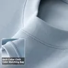 Luxury 100% Pima Cotton White T-shirt for Men 2024 Summer New Short Sleeved Round Neck Fashion Man Clothing Plus Size 4XL Tees 3
