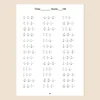28Pages Adding and Subtracting Fractions with Three Terms- Math Workbook Practice Learning materials for Student Primary School 5