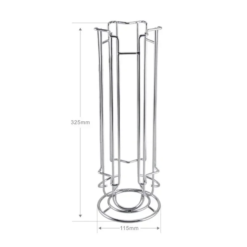 Large Capacity Coffee Capsules Holder Storage Rack Corrosion Resistant No Assembly Required Capsule Rack Stand Storage Holder