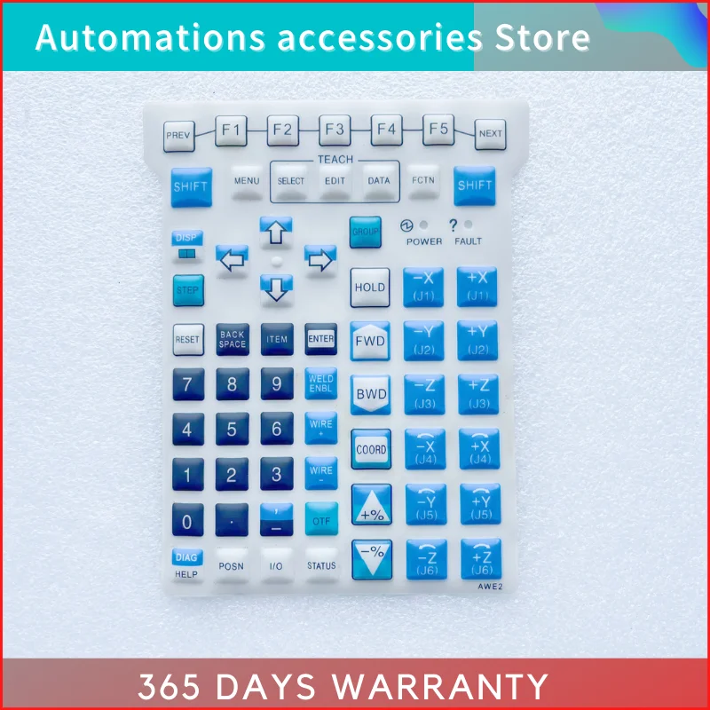 Membrana Keysheet Teclado Botão A05b2518-c100 C212 C301 Gls1 Mhe2 Awe2 Gne2 Filme Chave para Fanuc 2255 2256 Filme Chave - Imagem 2