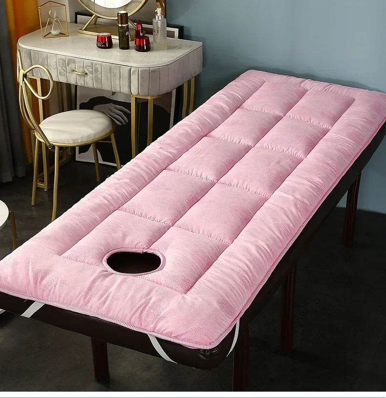 

Beauty Salon Bed Mattress Thickened Cushion Anti Slip Hospital Room Massage Pad with Hole