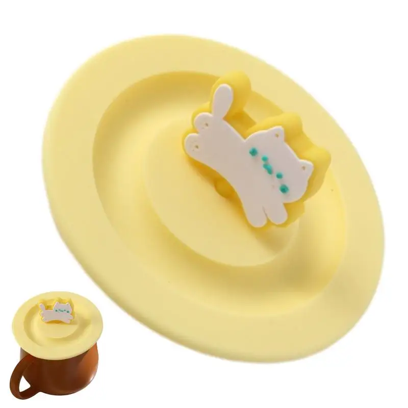 Silicone Cup Lids Protective Cup Covers Coffee Mug Lid Replacement Reusable Lid Replacement Mug Lids For Cups Mugs Glasses