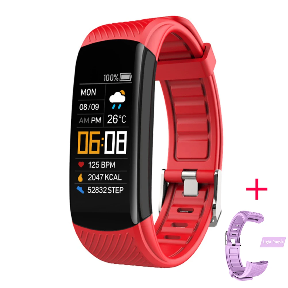 Smart Wristband Fitness Tracker Bracelet for Men Women Kids Smartwatch Sport Waterproof Connected Heart Rate Smart Watch Band 