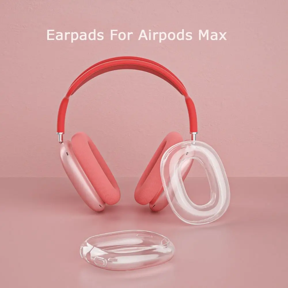 

TPU Replacement Full Coverage Earpads For Airpods Max Ear Cushions Cover Headphone Earpads Earmuff Protective Cover