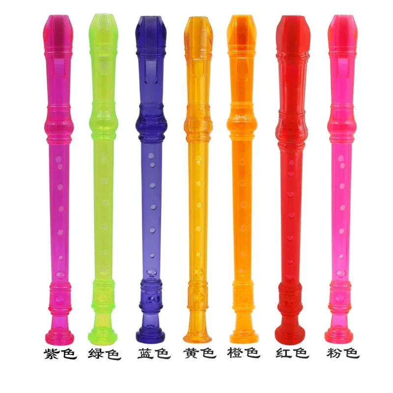 

8 Holes Plastic Recorder Long Flute Woodwind Instrument Colorful Kids Gift Flute for Clarinet Beginner Flute Woodwind Flauta