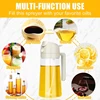 2in1 500ml Glass Oil Sprayer Oil Spray Bottle Oil Tank BBQ Kitchen Baking BBQ Picnic Kitchen Tools for Businesses 5