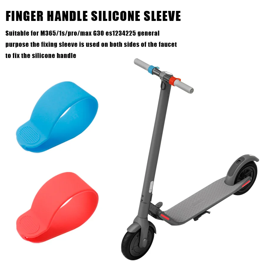 Electric scooter accessories Electric Scooter Handlebar Silicone Sleeve For Ninebot ES1 ES2 ES4/MAX G30 Electric Scooter Skateboard Parts Accessories