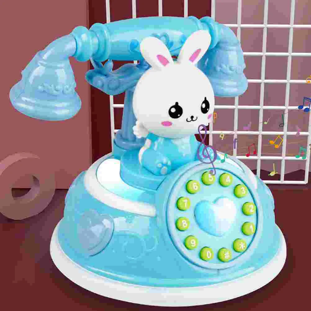 Girl Simulated Telephone Child Toy Early Developmental Rotary Model Plastic Kids Fake Role-playing