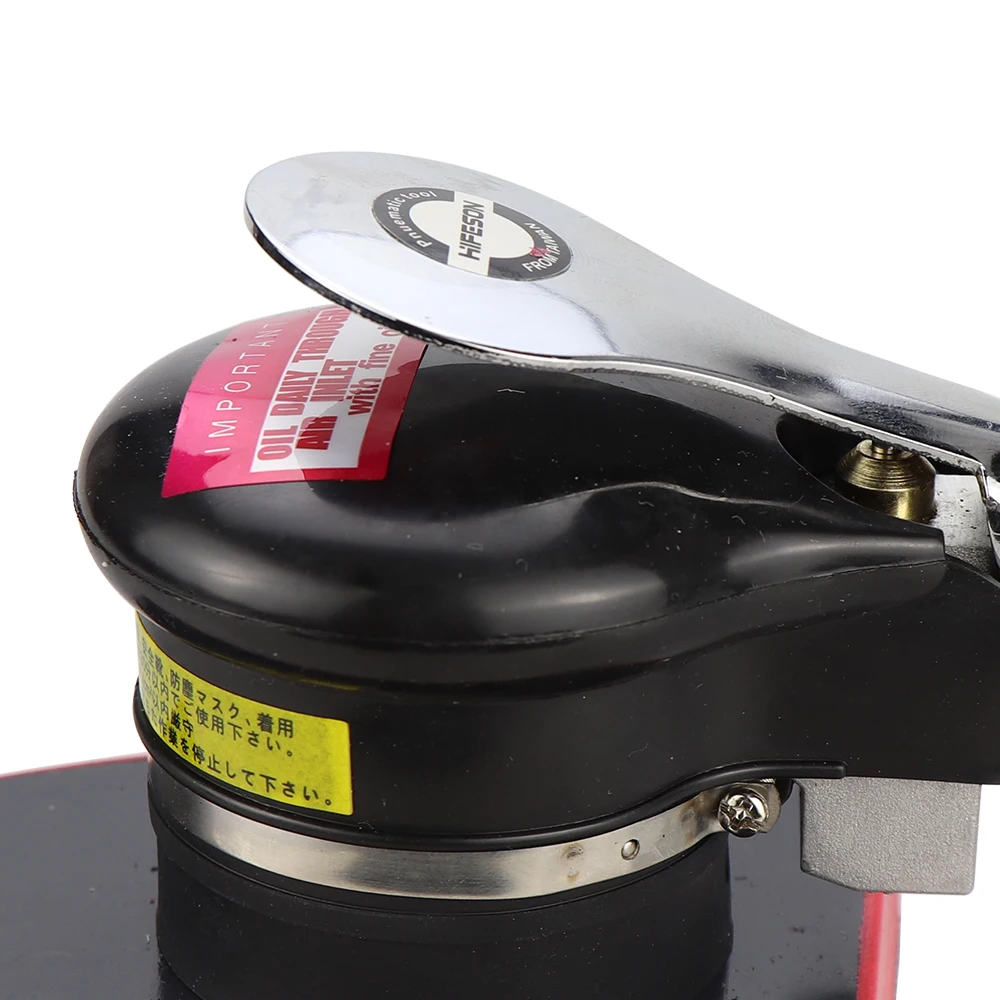 HIFESON Pneumatic Orbital Sander Air Grinder 70X100mm 100X110mm 90X130mm Hardened Steel Core Eccentric Polishing Machine 3