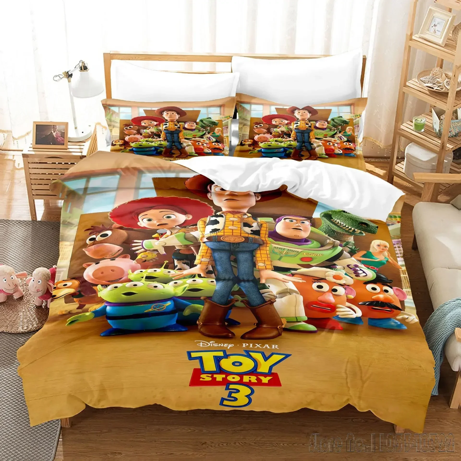 3D  Toy Story Duvet Cover Set HD Comforter Cover for Kids Bedding Sets Bedclothes Bedroom Decor 3