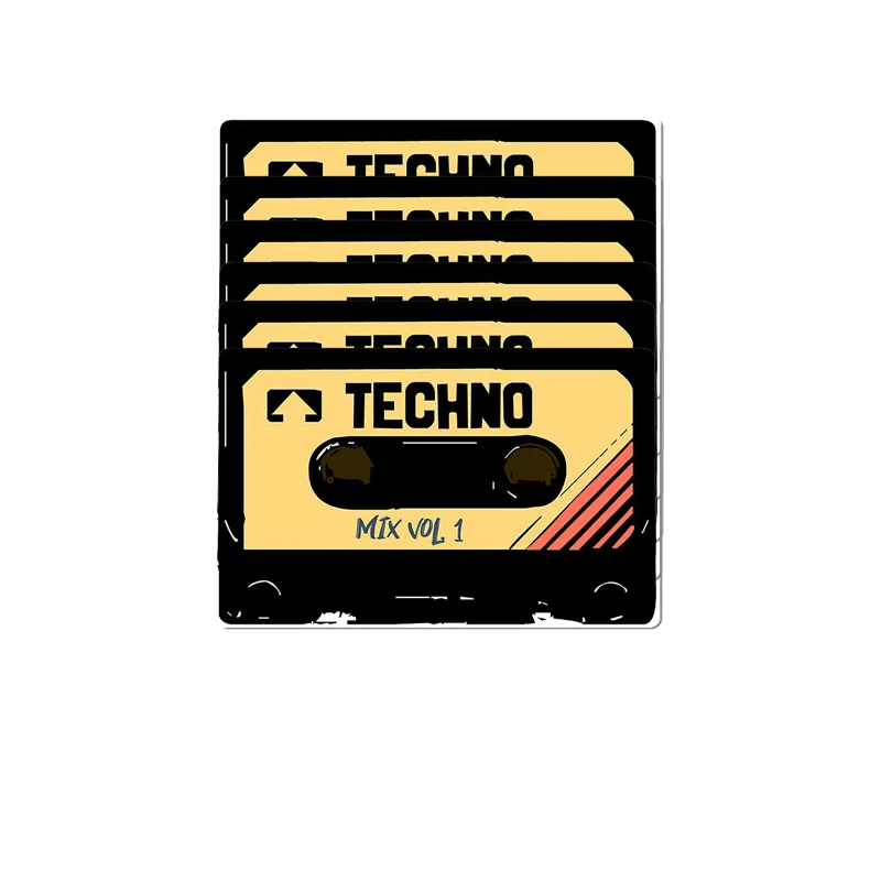 

Техническая музыка магнитная лента наклейка аниме устойчивые к царапинам автомобильные наклейки KK виниловые наклейки для холодильника окон JDM RV декоративные материалы