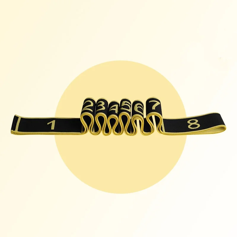 Multi-Section Elastic Yoga Resistance Bands Dance Training Gym Home Pilates Exercise Pull Strap Belt Gym Equipment Sport Fitness