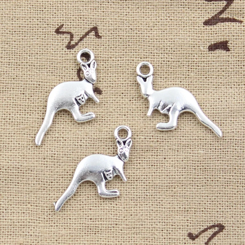 30 stücke Charme känguru 21x19mm Antike silber farbe Überzogen Anhänger, Die DIY Handgemachten Tibetischen silber farbe Schmuck
