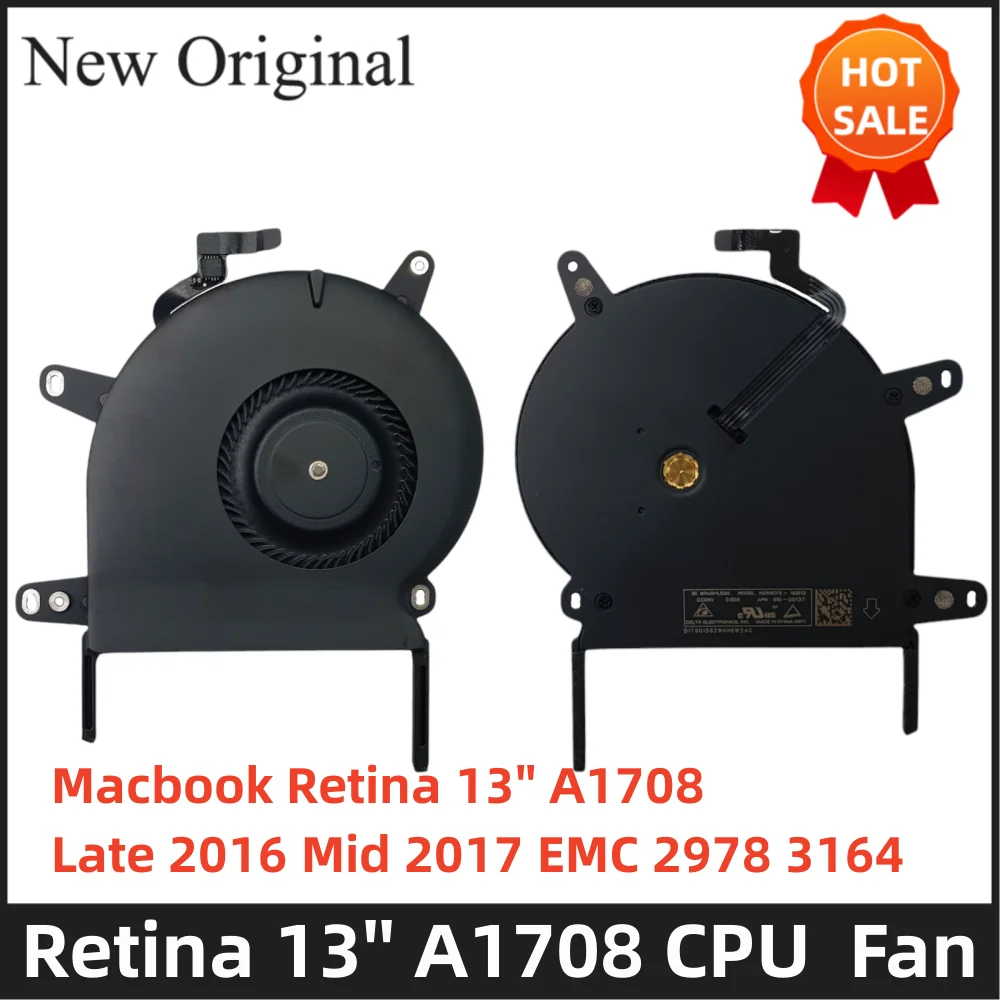 Vervangende CPU-ventilator voor MacBook Pro Retina 13 '' A1708 Vervangende CPU-ventilator voor MacBook Pro Retina 13 '' A1708