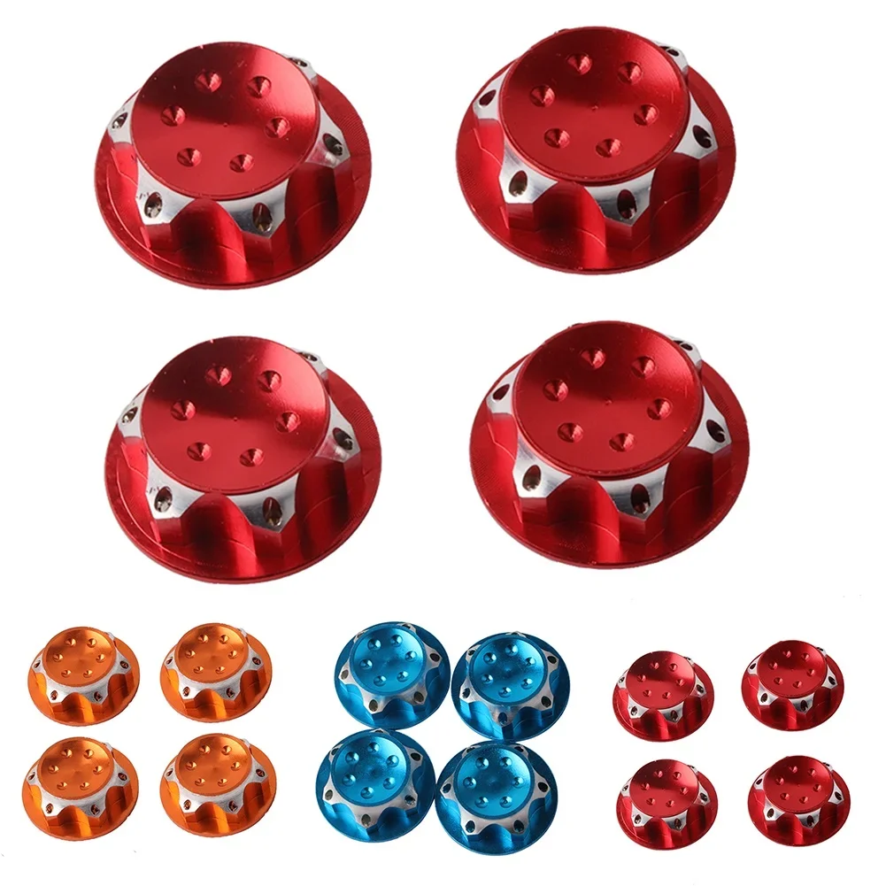 4 Teile/Satz Rc Buggy 1/8 Skala 17Mm Staub Lock Muttern Adapter Fuir Rc Off-Road Truck Redcat Losi Team-C Rad Und Felgen Mutter