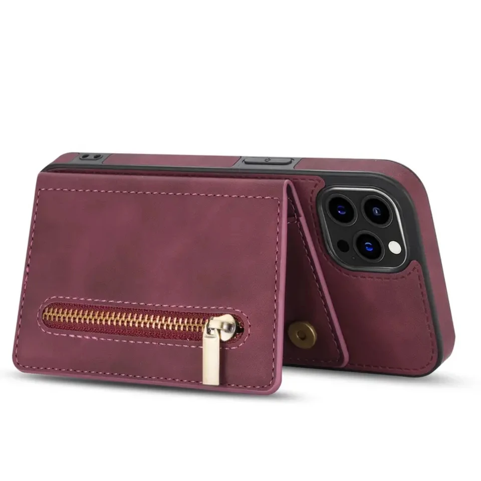 iPhone Wallet Case Stylish Protective Cover
