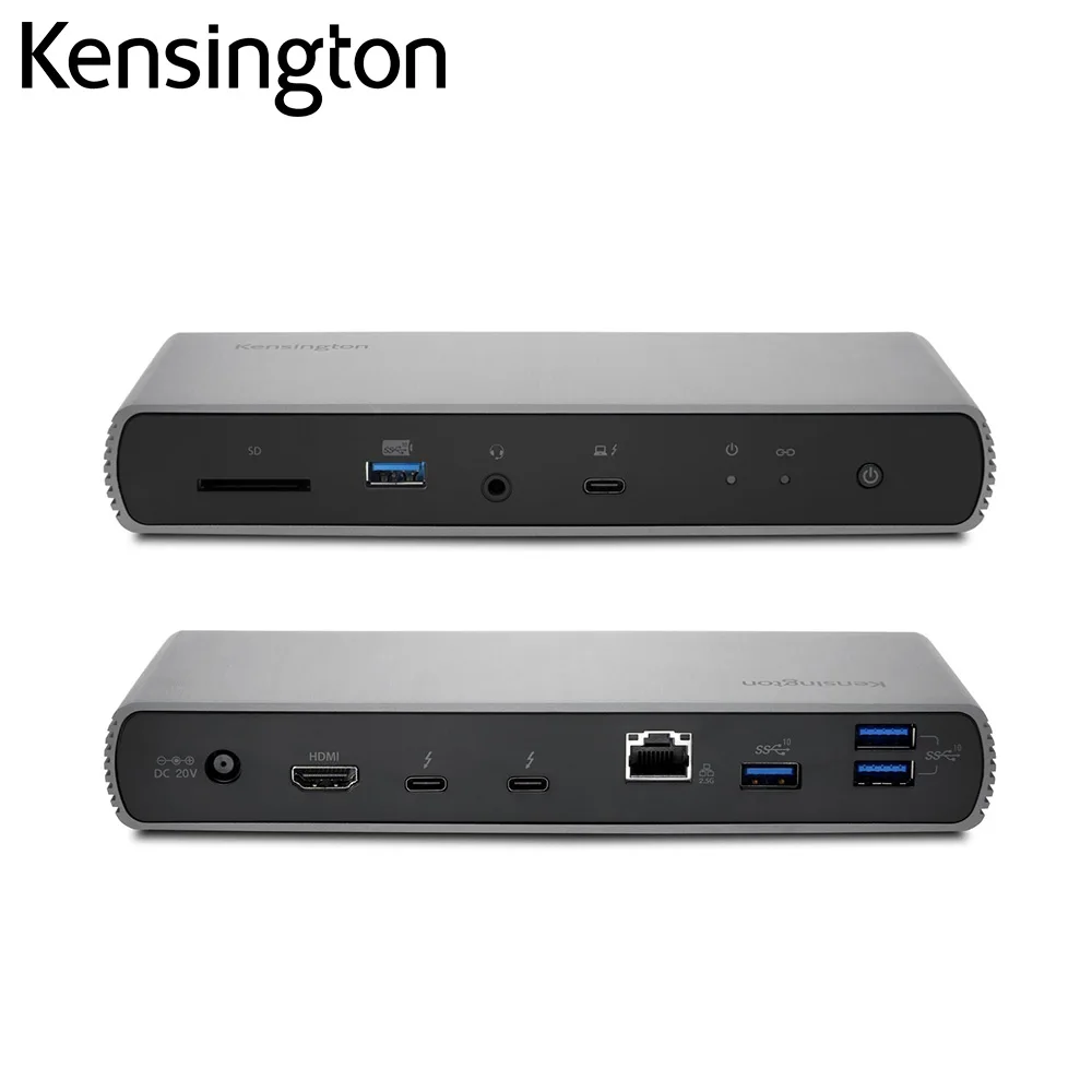 

Док-станция Kensington Thunderbolt 4 SD5780T 96W PD3.0 Dual 4K/6K, док-станция для Windows/MacOS K33040