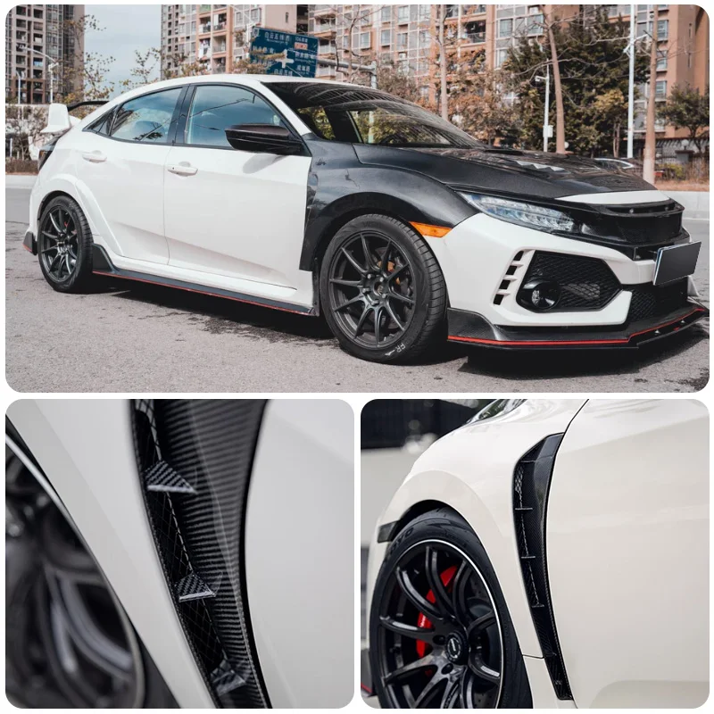 2016 2022 탄소 섬유 범퍼 펜더 벤트, OEM 스타일