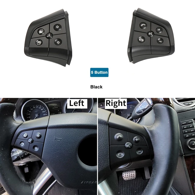 Car Multi-Function Steering Wheel Switch Buttons for Mercedes Benz ML GL R  B-Class W164 W251 W245 1648200010 - AliExpress