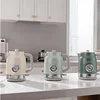 1.7L Retro Electric Kettle With Thermometer 304 Stainless Steel Fast Water Boiling For Tea/Coffee Kettle Auto Power-off 1800W 4