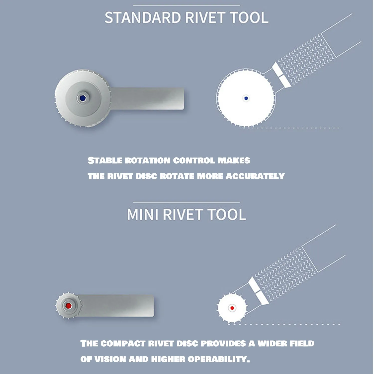 Rivet Maker Tool JOYSTAR with Handle for Model Hobby Craft Building Accessories