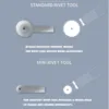 JOYSTAR Model Rivet Maker Tool with Handle for Model Hobby Craft Building Accessories Tool 4