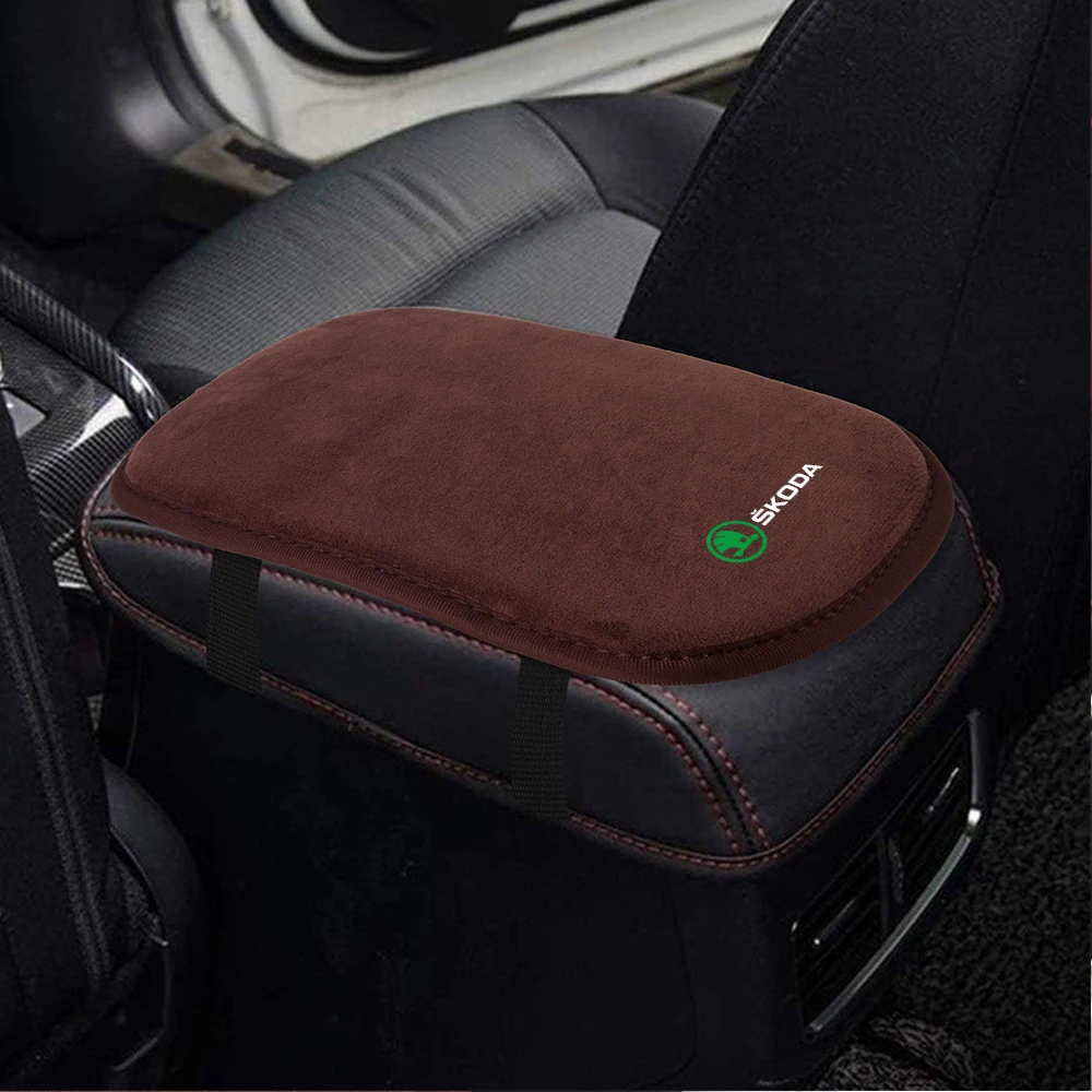 Car Center Console Box Fur Protector Pad Cover