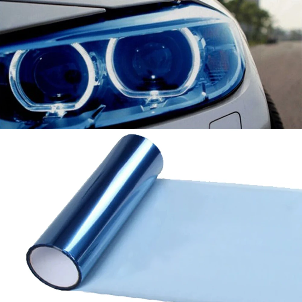 

Gloss Light Blue Tint Vinyl Wrap Film For Headlight Taillight Protection 30*60cm Gloss Light Blue Tint Vinyl Wrap Film