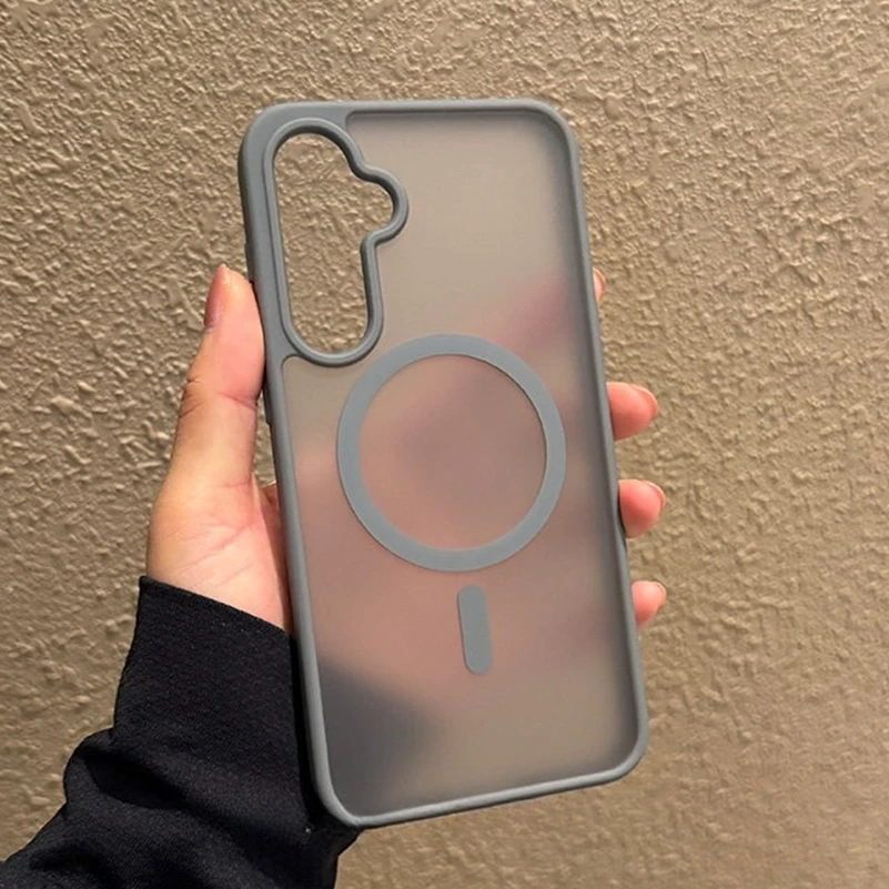 Premium Matte Translucent Magnetic Phone Case - Business Edition