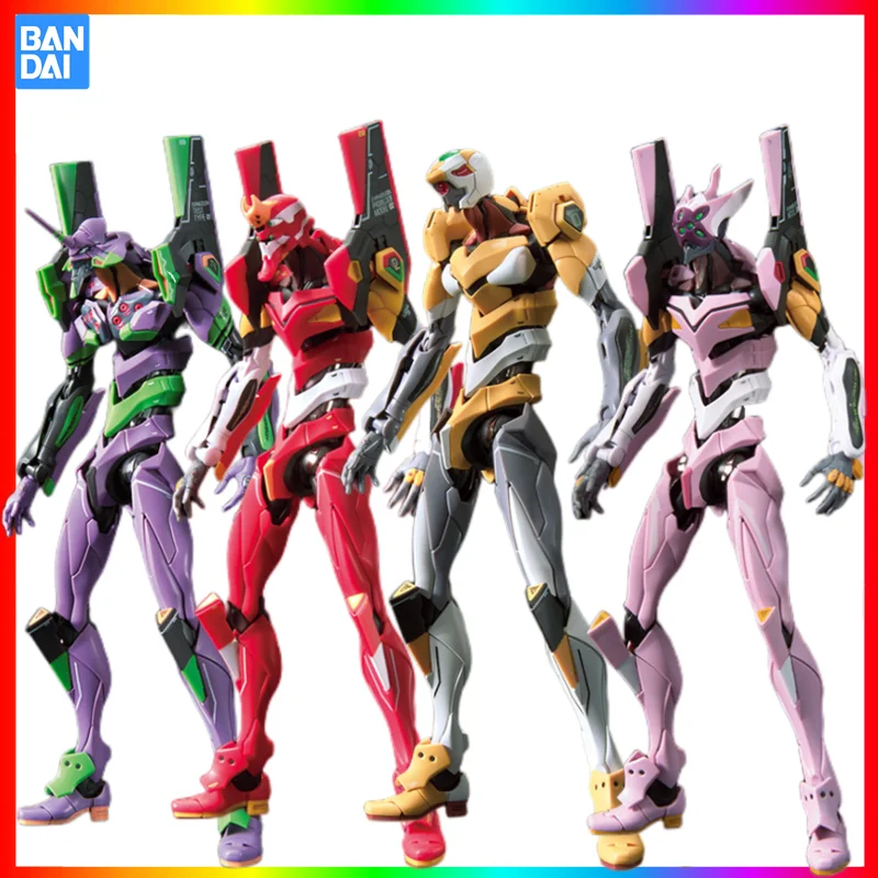 

In Stock Bandai Original RG Anime Evangelion EVA Unit-01 Unit-00 Mark.06 Action Figure Assembly Model Collectible Toys