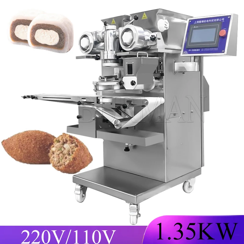 Crispy Bites Cream Filled Desser Making Machine Filled Food Encrusting  Kibbeh Kubba Maamoul Mochi Maker Machine - AliExpress