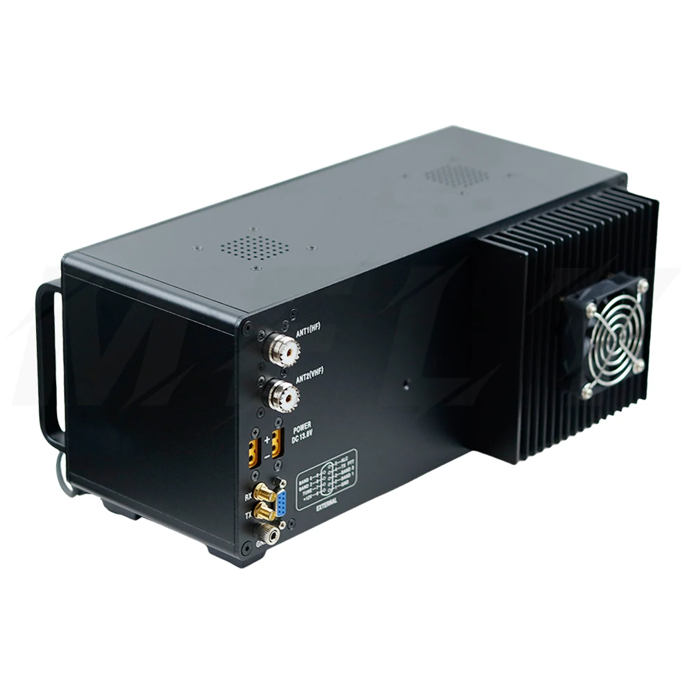 100W HF+UV All Mode DDC/DUC Transceiver Mobile Radio SDR Transceiver with 7" Tou