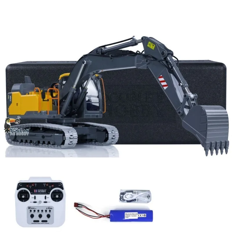 메탈 RTR 더블 E EC160E 1:14 풀 알로이 E010 전동 RC 굴삭기 무선 조종 건설 차량 트럭 장난감