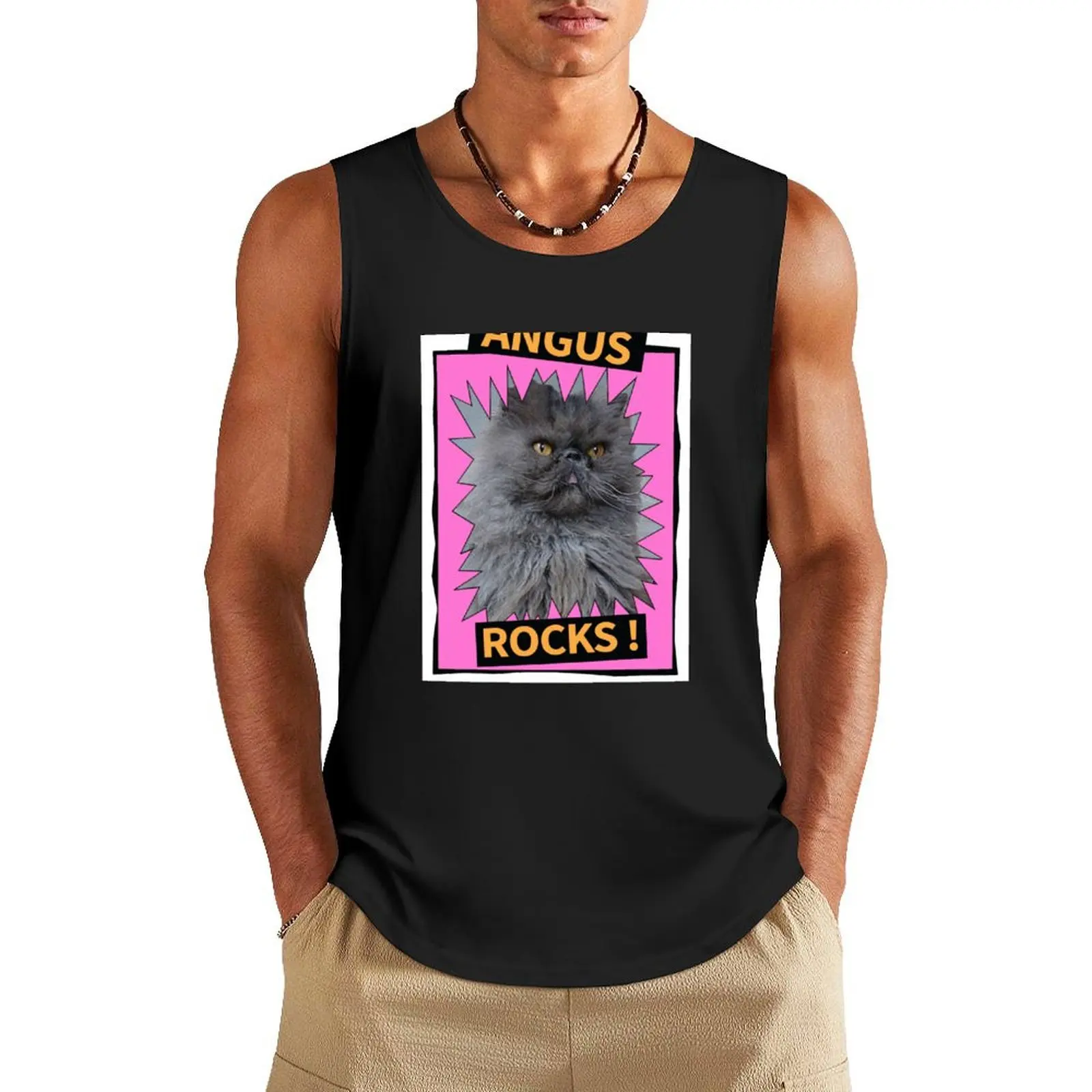 

Angus Rocks T-Shirt Tank Top muscle t-shirt clothes for men