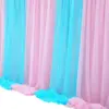 Pink and Blue Table Skirt Tulle Tutu Table Cloths Cover for Baby Shower Birthday Party Dessert Buffet Banquet Table Decorations 6