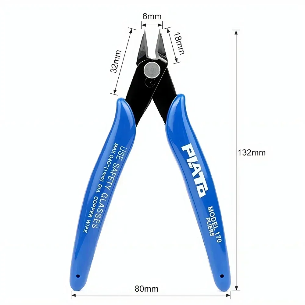 3D Printer Parts Plato PLATO 170 US American Wishful Clamp DIY Cutting Pliers Thin Mouth Electronic Diagonal Pliers Side Cuttin 5