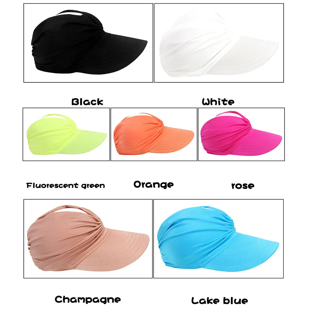 Summer Baby Beach Sun Hats Girls Boys Wide Brim UV Protection Baseball Cap For Kids Outdoor Breathable Empty Top Hat 2