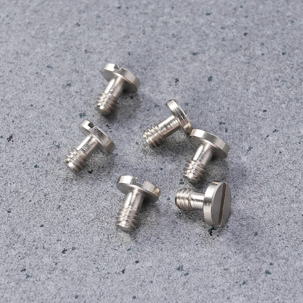 6-Piece Stainless Steel Self-Tapping Thumb Screws for Tripod and Monopod Plates