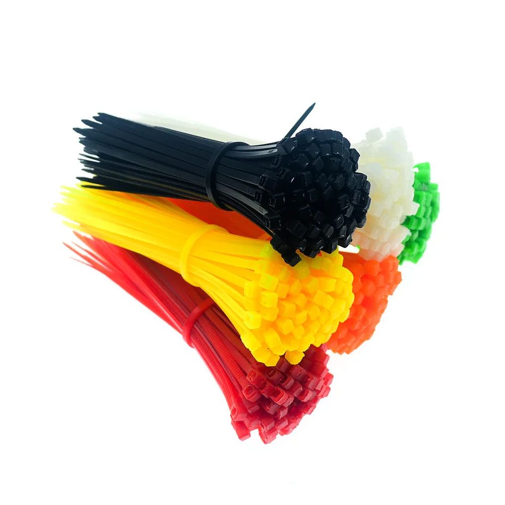 Cable organizer cable ties nylon cable ties cable tie nylon zip ties 100pcs/bag Colorful 2.5mmx100mm 2.5mm*100mm Self-Locking Nylon Wire Cable Zip Ties Organiser Fasten