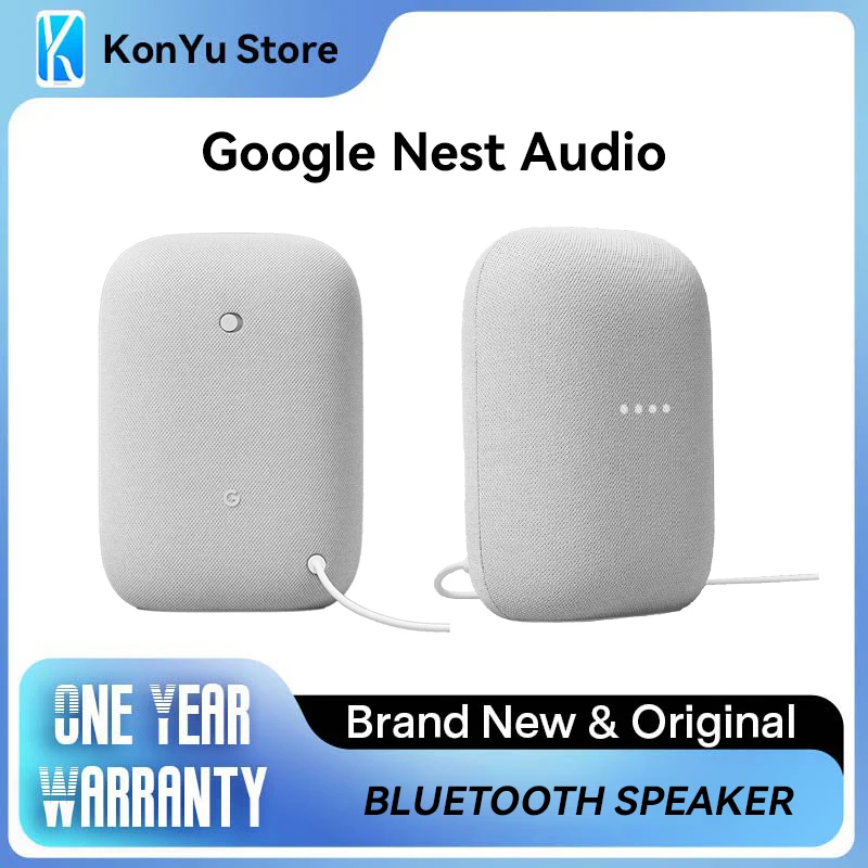 Google Nest Audio Smart Speaker– Wireless Bluetooth & Wi‑Fi Home Speaker with Powerful Stereo Sound